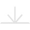 Ekena Millwork Saratoga Architectural Grade PVC Gable Bracket, 96"W x 56"H x 2"D x 4"F, 14/12 Pitch GBP096X56X0204SAR00 - alternate 5